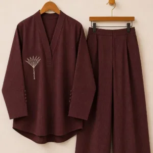 Cocoa Brown Heritage Co-ord Set