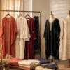 Elegant occasion wear wardrobe with kaftan co-ord shirt dress and cotton suit inspired pieces