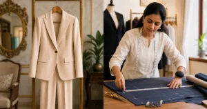 Made-to-measure fitting compared with ready-made women's clothing